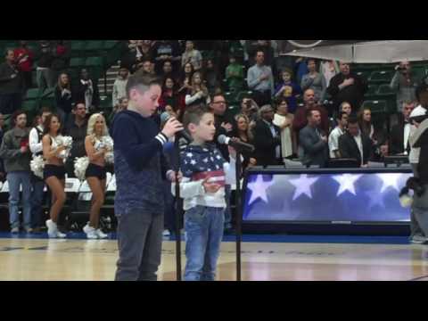 National Anthem at the Texas Legends game