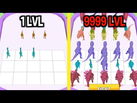 MAX LEVEL in Dino Rush Game