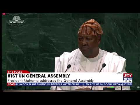 81st UN General Assembly: I thank every nation that voted for justice - President Mahama.