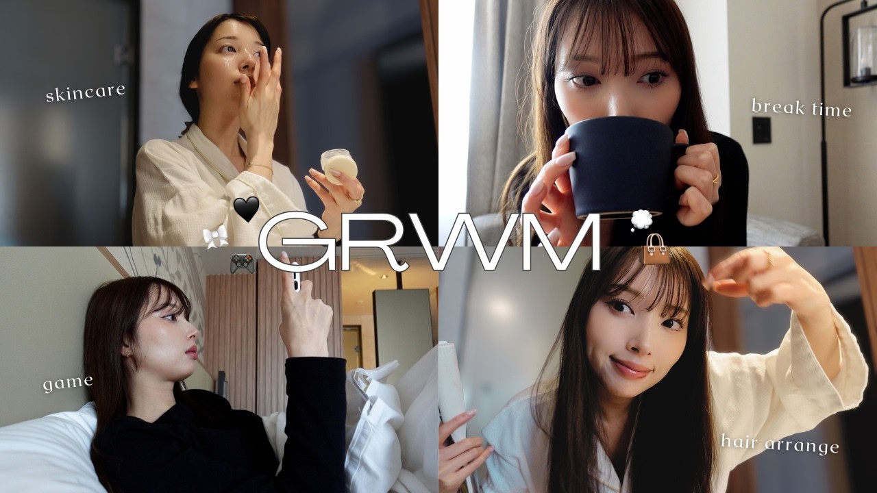 【GRWM☕️】ゆったりまったり、みんなも一緒に準備しよう？🤫💭