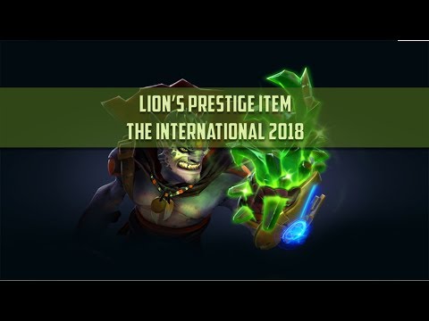DOTA 2 - REVIEW LION PRESTIGE ITEM BATTLE PASS 2018