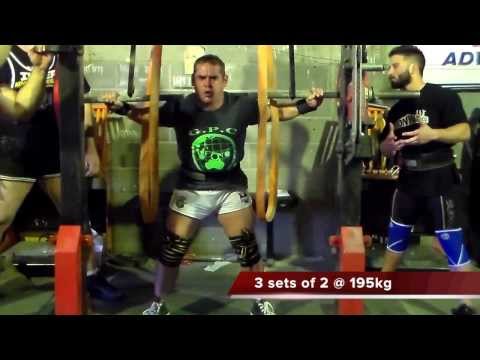 5 wks out from GPC Queensland State Titles Powerlifting