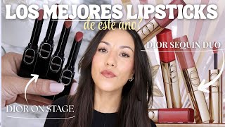 LOS MEJORES LIPSTICKS DEL AÑO?🫦✨DIOR On Stage lipstick | DIOR Rouge Dior Sequin Liquid Duo Holiday.