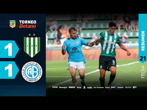 BANFIELD 1 - 1 BELGRANO I Resumen del partido | #TorneoBetano 2024