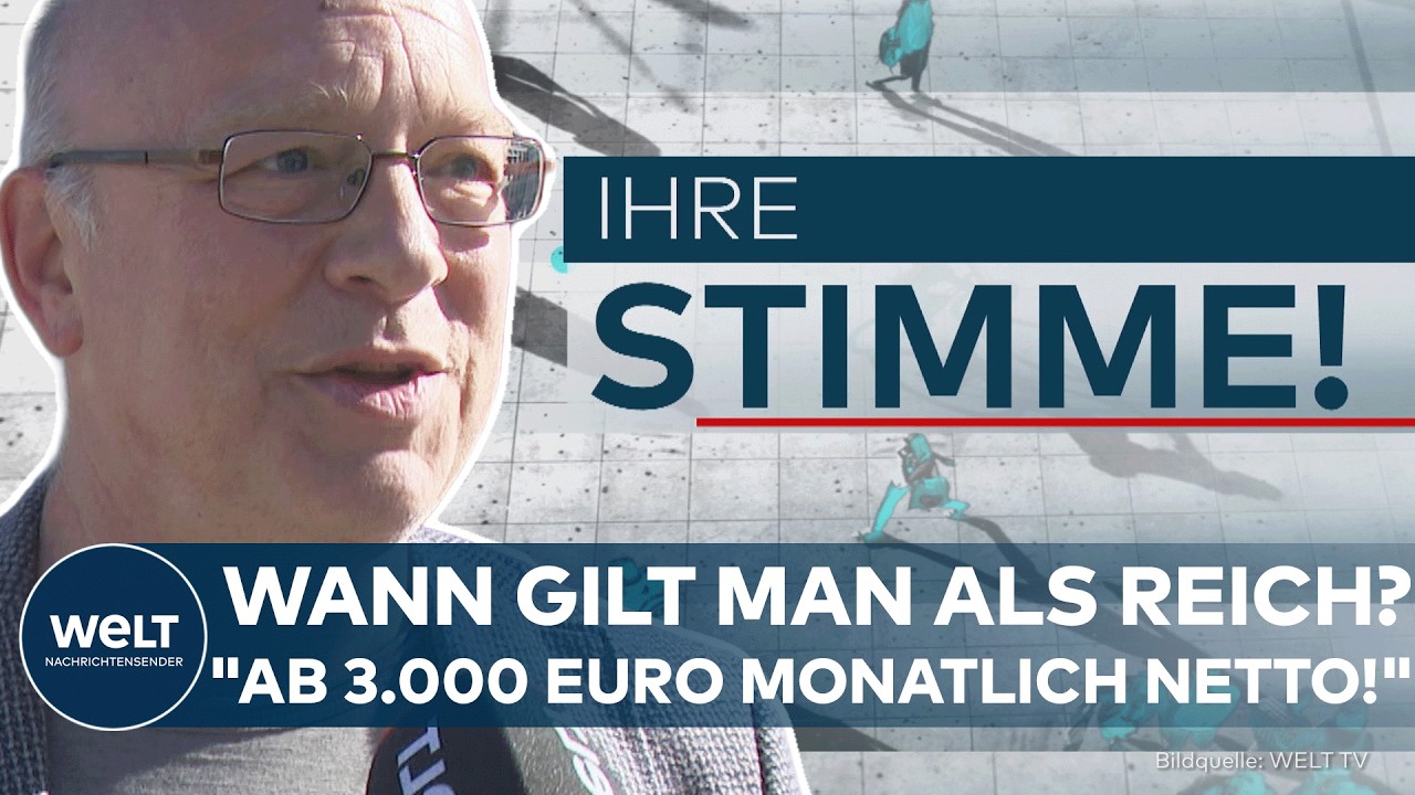REICHENSTEUER: Wann gilt man als reich? "Ab 3.000 Euro netto" – Antworten überraschen! | IHRE STIMME