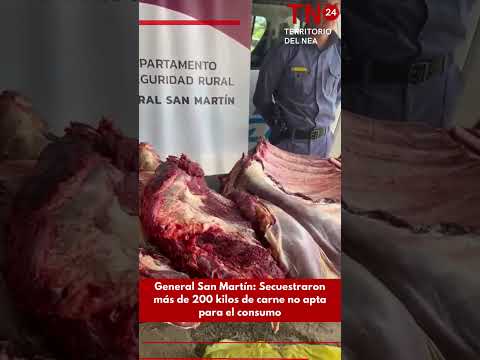General San Martín: Secuestraron más de 200 kilos de carne no apta para el consumo