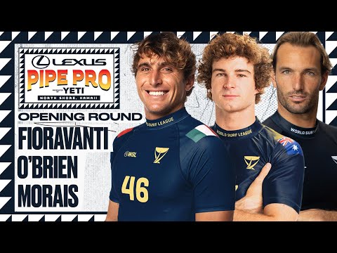 Leo Fioravanti, Liam O'Brien, Frederico Morais | Lexus Pipe Pro presented by YETI - Opening Round