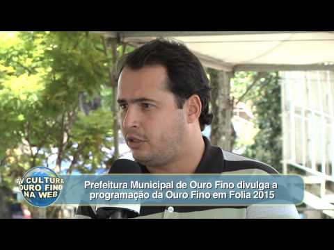 Preparação e programação do Carnaval Ouro Fino em folia 2015