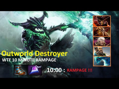OUTWORLD DESTROYER 10 MINUTE RAMPAGE - DOTA 2