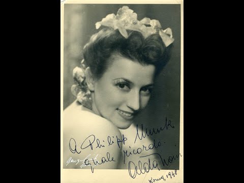 Mozart:  Le Nozze di Figaro  -  Voi che sapete  -  Alda Noni, soprano; Fernando Previtali, direttore