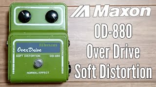 Video thumbnail for Vintage Maxon OD-880 Over Drive Soft Distortion with Les Paul demo by WESTBALL FAMILY