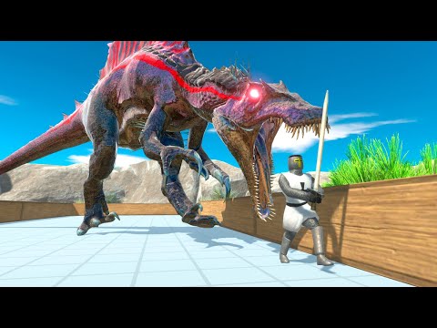 Escape from Spinosaurus Demon - Animal Revolt Battle Simulator