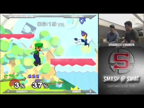 Smash @ Swat #1: Spoodbeest (Luigi) vs. BrandyB (Falco) - Losers Finals