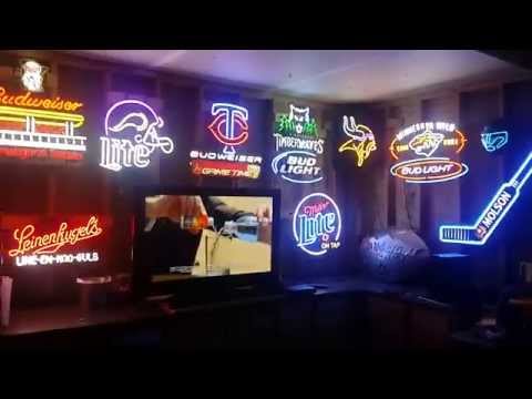 Man Cave Neon Beer Sign Collection