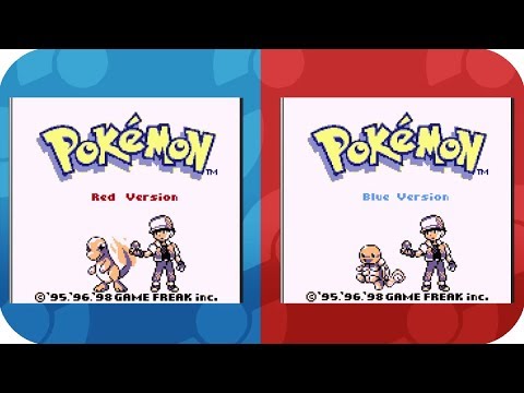 Pokémon Red & Blue - Title Screen (HQ)