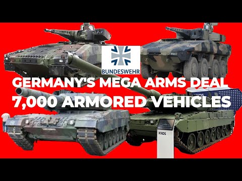 GERMANY SIGNS MEGA ARMS DEAL TO ACQUIRE 7,000 LEOPARD 2A8 TANKS, PUMA IFV, BOXER ARMORED VEHICLES.