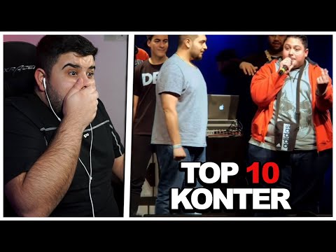 TOP 10 KONTER 🔥🤯 [RAP AM MITTWOCH] Reaction