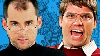 Steve Jobs vs Bill Gates.  Epic Rap Battles of History Season 2.