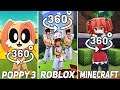 360° VR Catnap Pokedance Original vs Roblox vs Minecraft