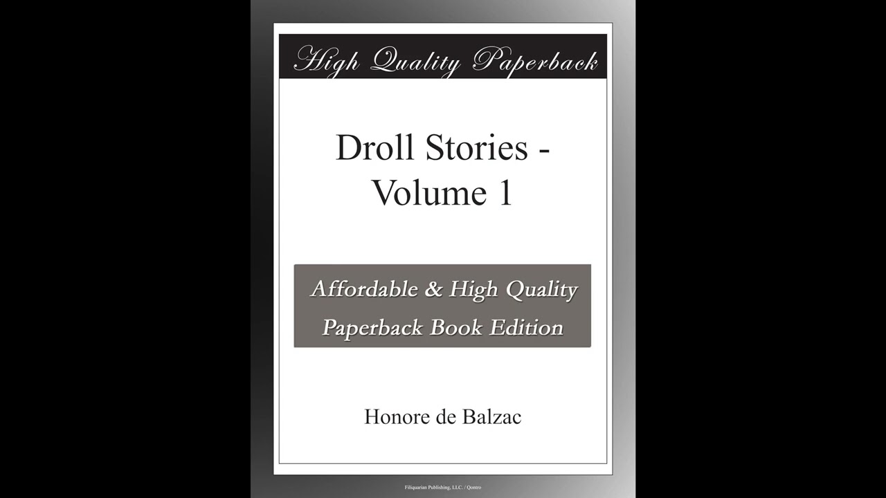 Droll Stories - Volume 1