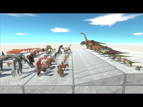 Dinosaurs Challenge vs Every Faction - Animal Revolt Battle Simulator