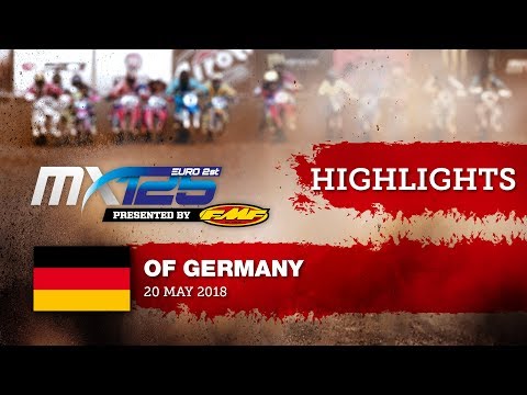 EMX125 Presented by FMF Racing Race1 Highlights - Round of Germany 2018 #motocross