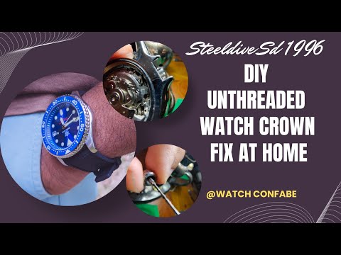 Watch Crown Repair | Unthreaded Watch Crown Fix at home