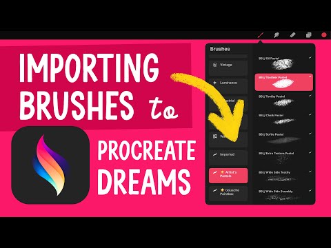 How to Import Brushes to Procreate Dreams