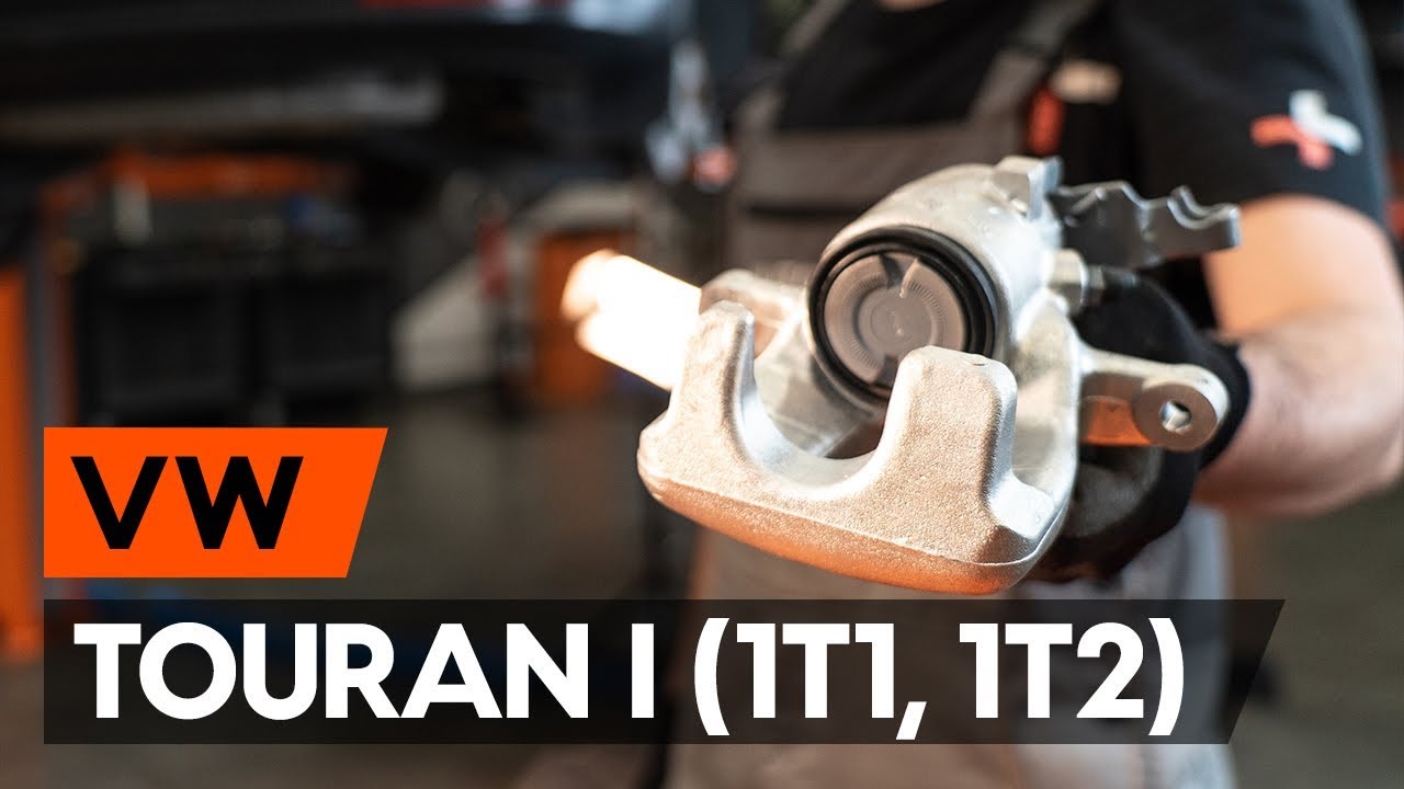 Jak vyměnit zadní brzdový třmen na VW Touran 1T1 1T2 – návod k výměně