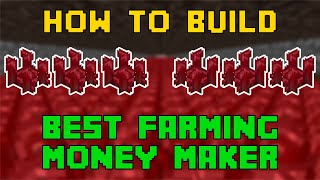 The MOST PROFITABLE Nether Wart Farm In Hypixel Skyblock and How To Build It - The Best Money Maker!