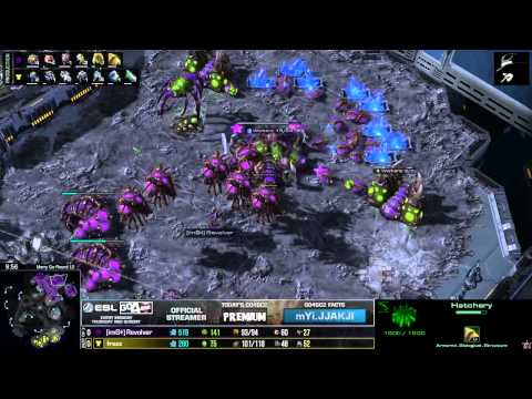 Go4SC2 NOV Premium #1 - frozz (T) vs Revolver (Z) - G1