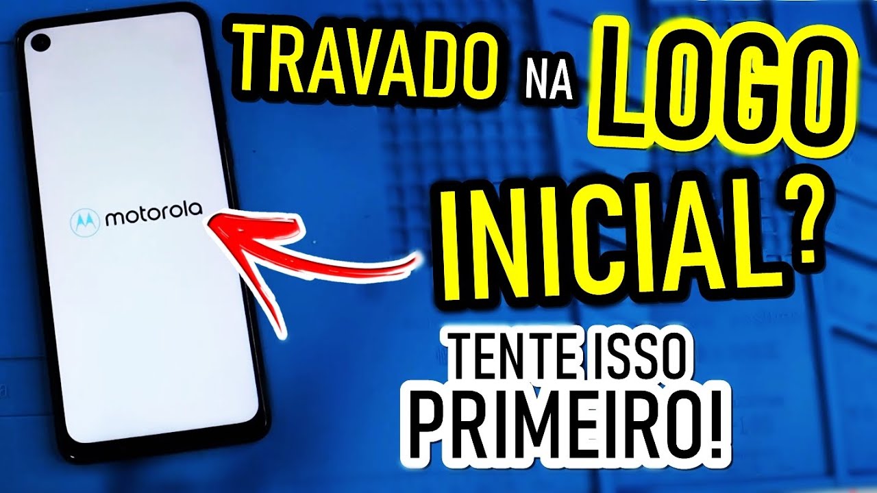 Motorola MOTO ONE travado na LOGO INICIAL? 3 FORMAS DE RESOLVER ISSO EM CASA!