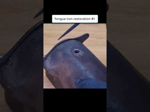 Rusty Antique Ox-Tongue Iron Restoration P1