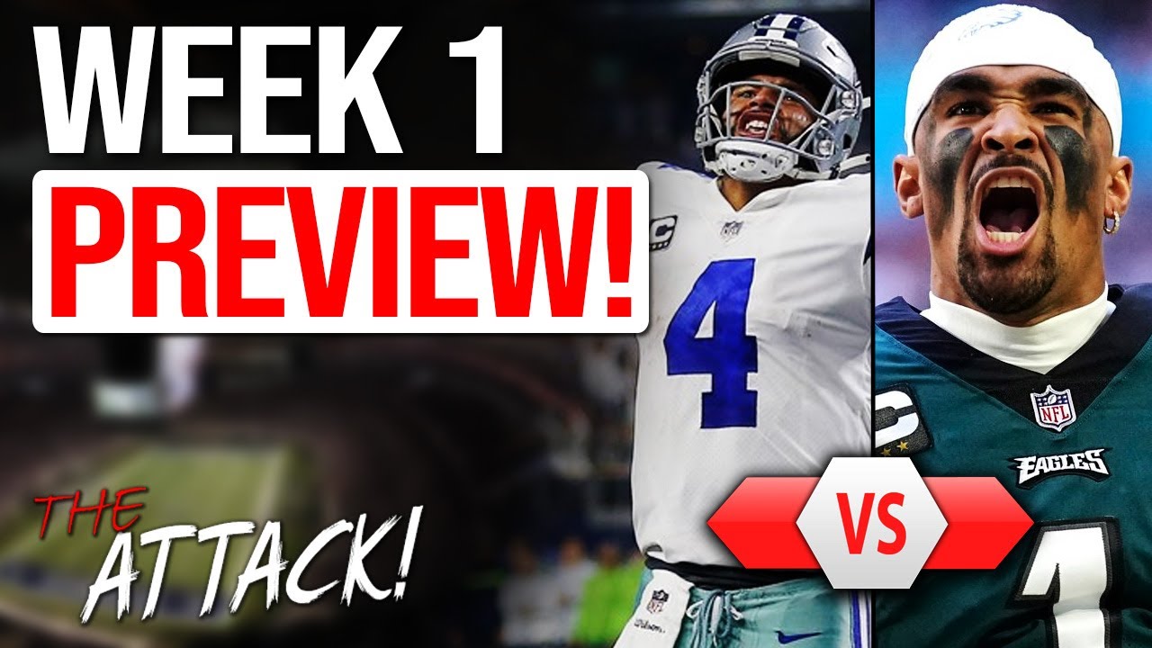 Attack! on Cowboys PRE-GAME SHOW For Week 1 Cowboys vs. Eagles! [Live]