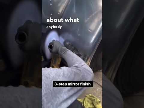 How to get a mirror finish on metal #detailing #metalfinishing #detailers #trucks #trucking ￼
