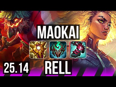 MAOKAI & Corki vs RELL & Lucian (SUP) | KR Challenger | 25.14
