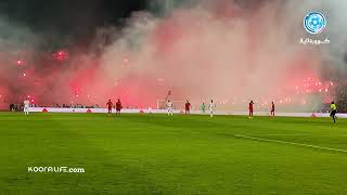 كركاج جماهير الوداد أمام الأهلي المصري في نهائي دوري أبطال إفريقيا