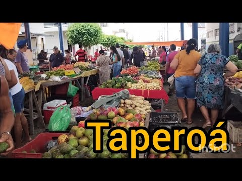 tradicional feira de rua em Taperoá Paraíba