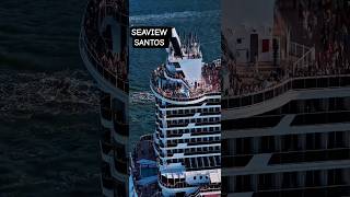 MSC SEAVIEW Santos cruise   navio cruzeiro Buzios  Salvador Maceio @cruzeiros2025  #drone #shorts