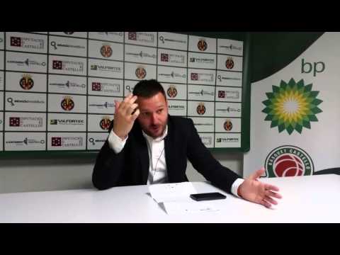 Rueda de Prensa Toni Ten tras el Amics 68 - CB Prat Joventut 69