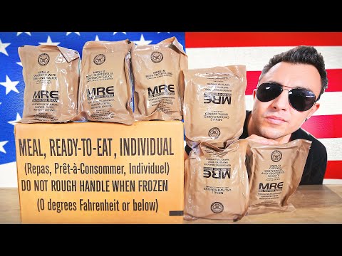 Je teste TOUTES les RATIONS DE COMBAT Américaines !