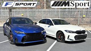 Lexus IS350 F Sport VS BMW 330i Head To Head!