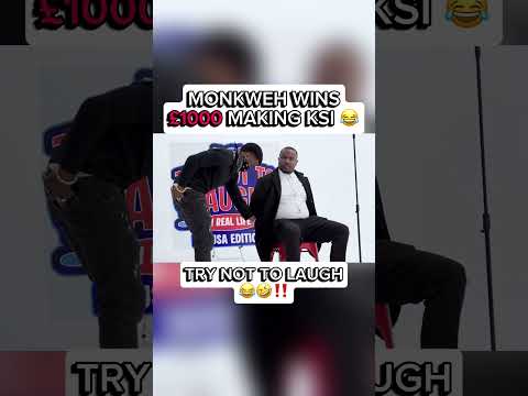 MONKWEH ksi Try Not To Laugh | MAKES KSI CRY 😭😂‼️