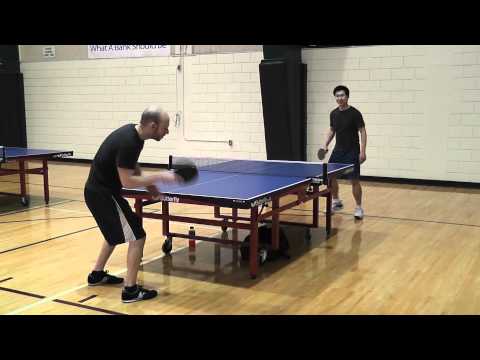 Keith Alban vs Kit Jeerapaet sandpaper table tennis May 2011 FASTT