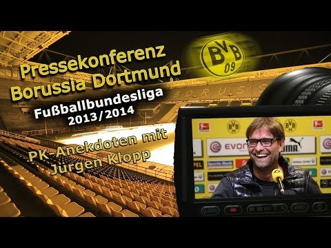 New BVB press conference anecdotes with Jürgen Klopp from the 2013/2014 season
