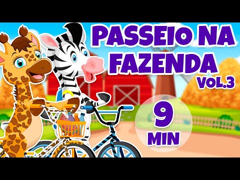 Passeio na Fazenda Vol. 3 - Giramille 9 min | Desenho Animado Musical