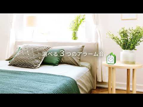 目覚まし時計 【PYXIS】 茶木目模様 NR444A [アナログ] SEIKO