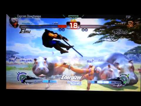 USF4 - Elena vs Rolento 1 - DREAMHACK 2013 DAY 2