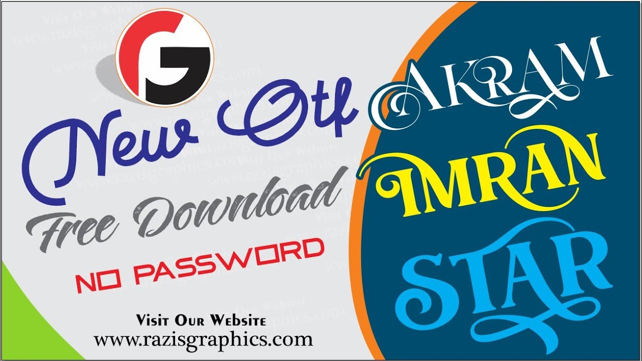 New OTF Font Free Download By Razi'S Graphics | English Calligraphy Font Free Download