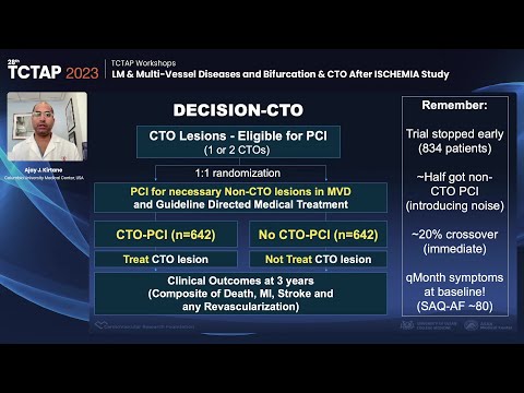 [TCTAP 2023] TCTAP Workshops - LM & Multi-Vessel Diseases and Bifurcation & CTO After ISCHEMIA Study